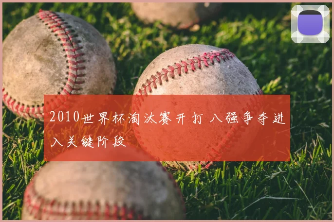 2010世界杯淘汰赛开打 八强争夺进入关键阶段
